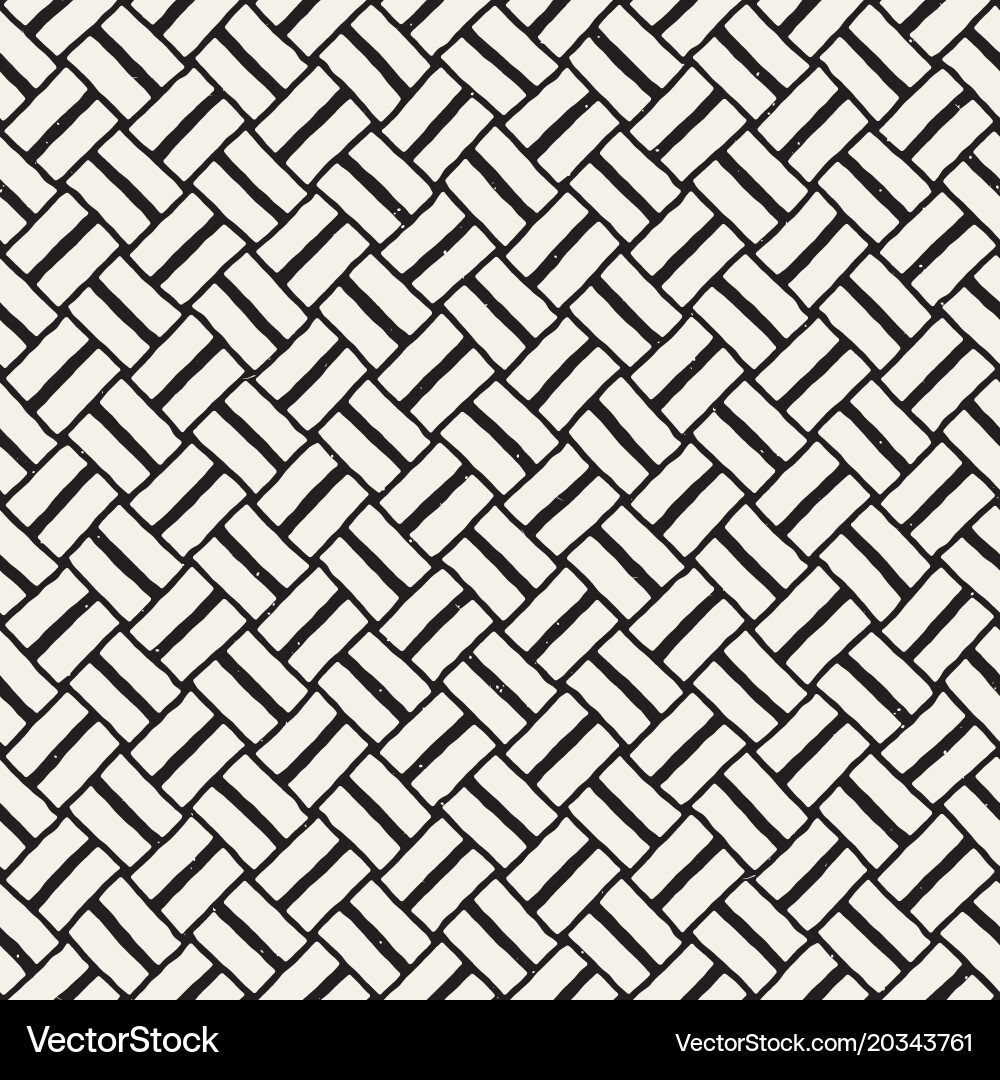 Hand drawn seamless repeating pattern with lines vector image