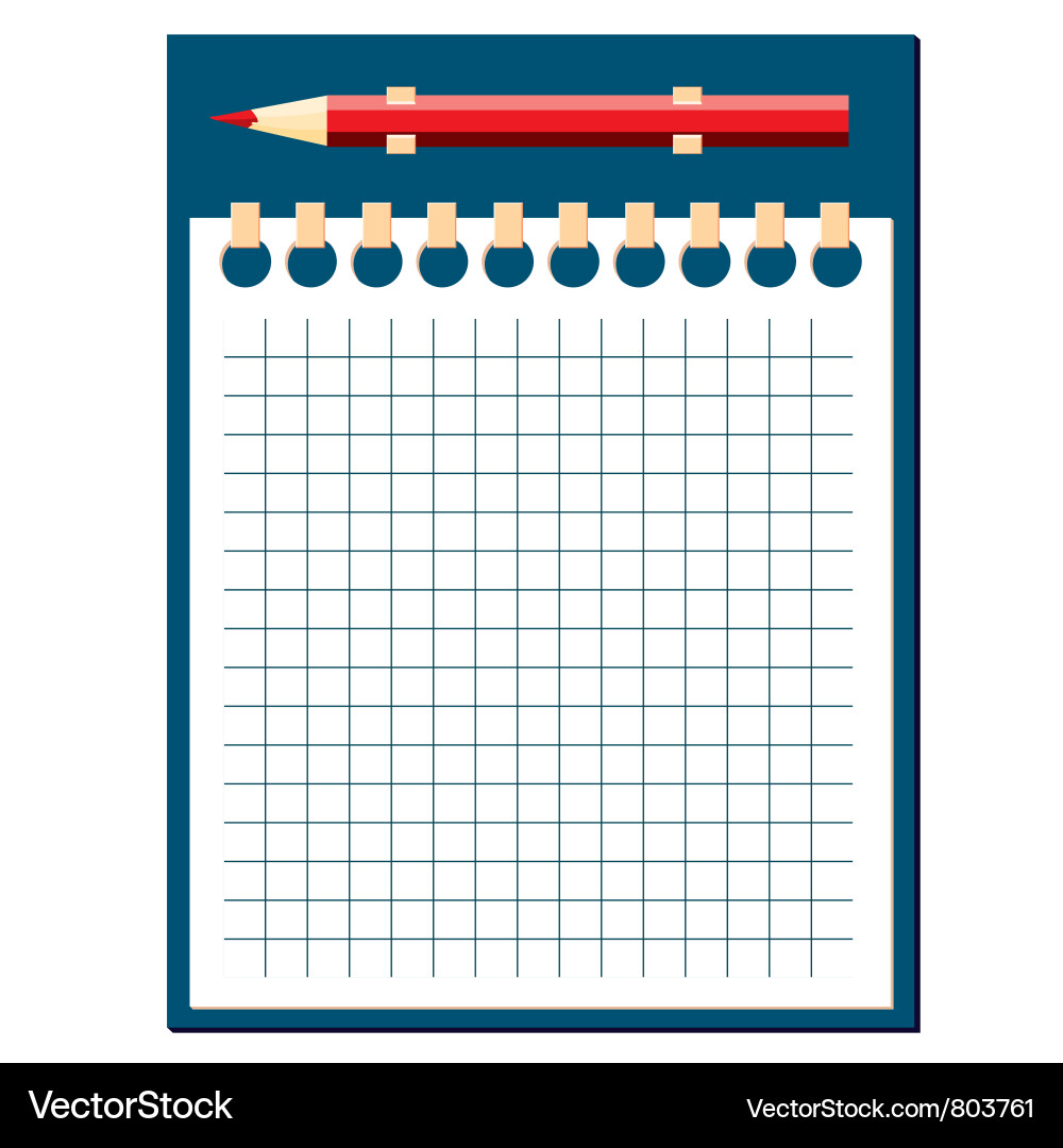 Notebook Vector Image