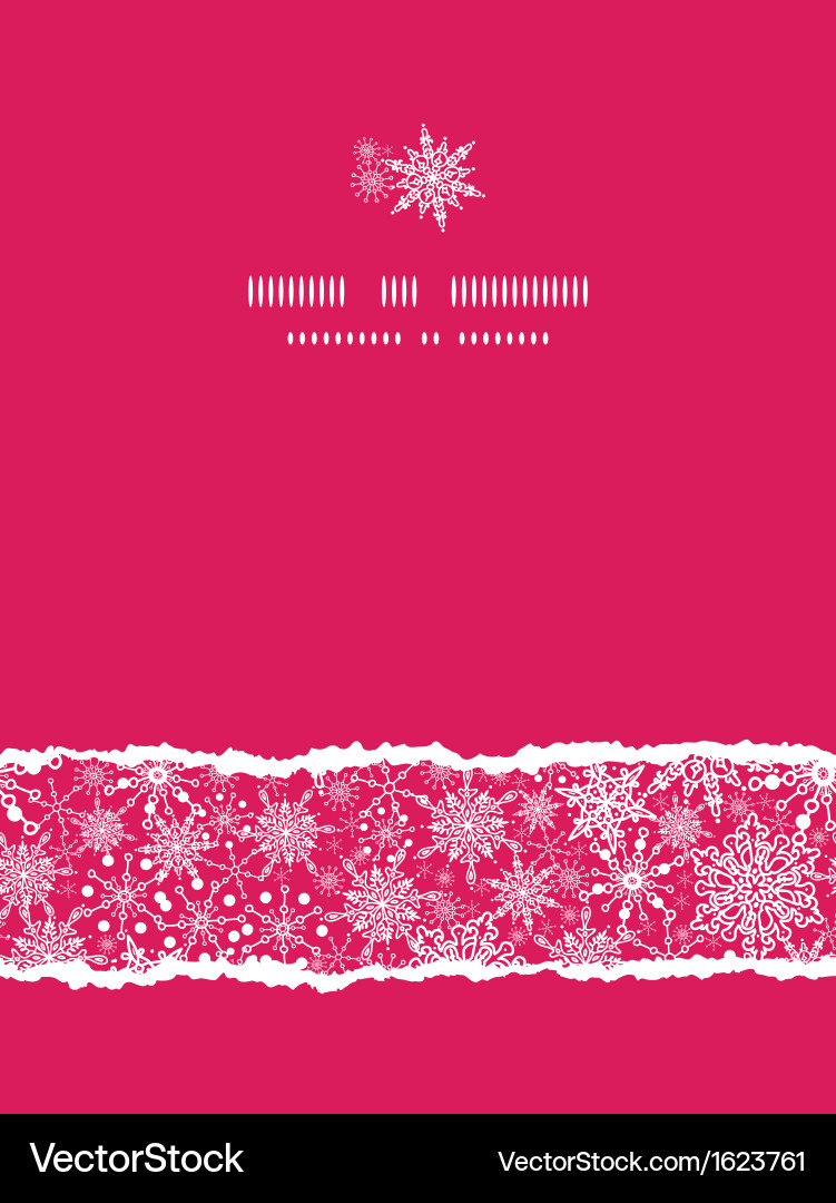 Snowflake Texture - Torn Seamless Pattern vector image