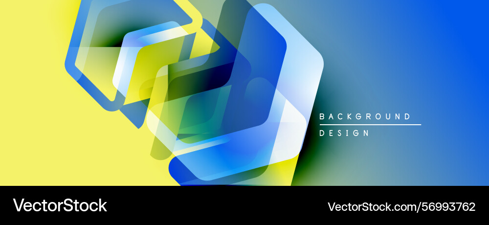 Abstract geometric shapes overlap creating Abstract geometric shapes overlap creating vector image