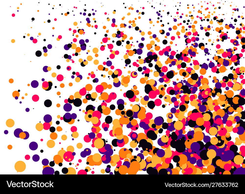 Colorful universe distribution computational Vector Image