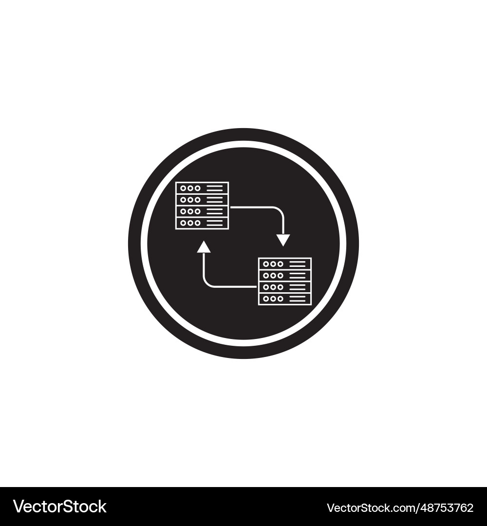 Database icon Database icon Vector Image