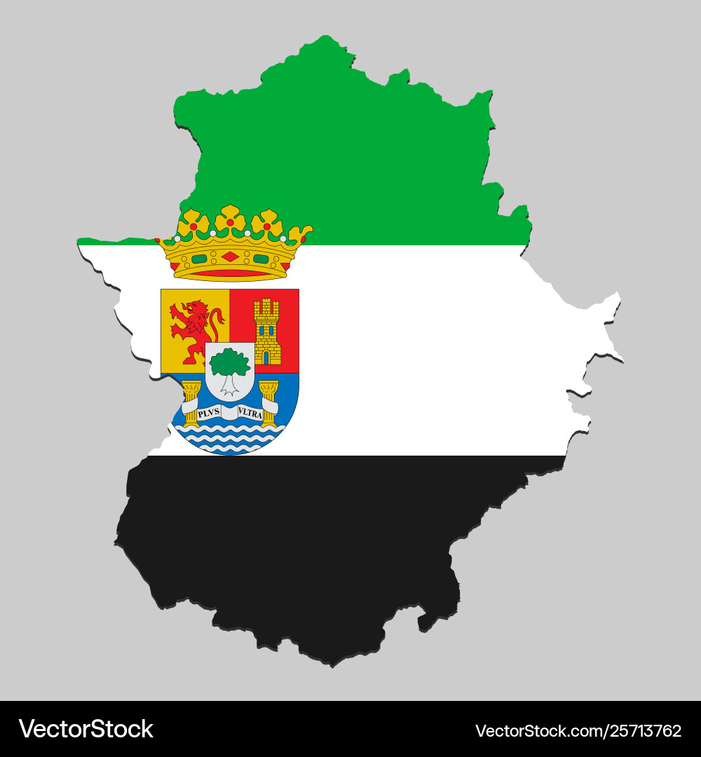 Map with flag Map with flag vector image