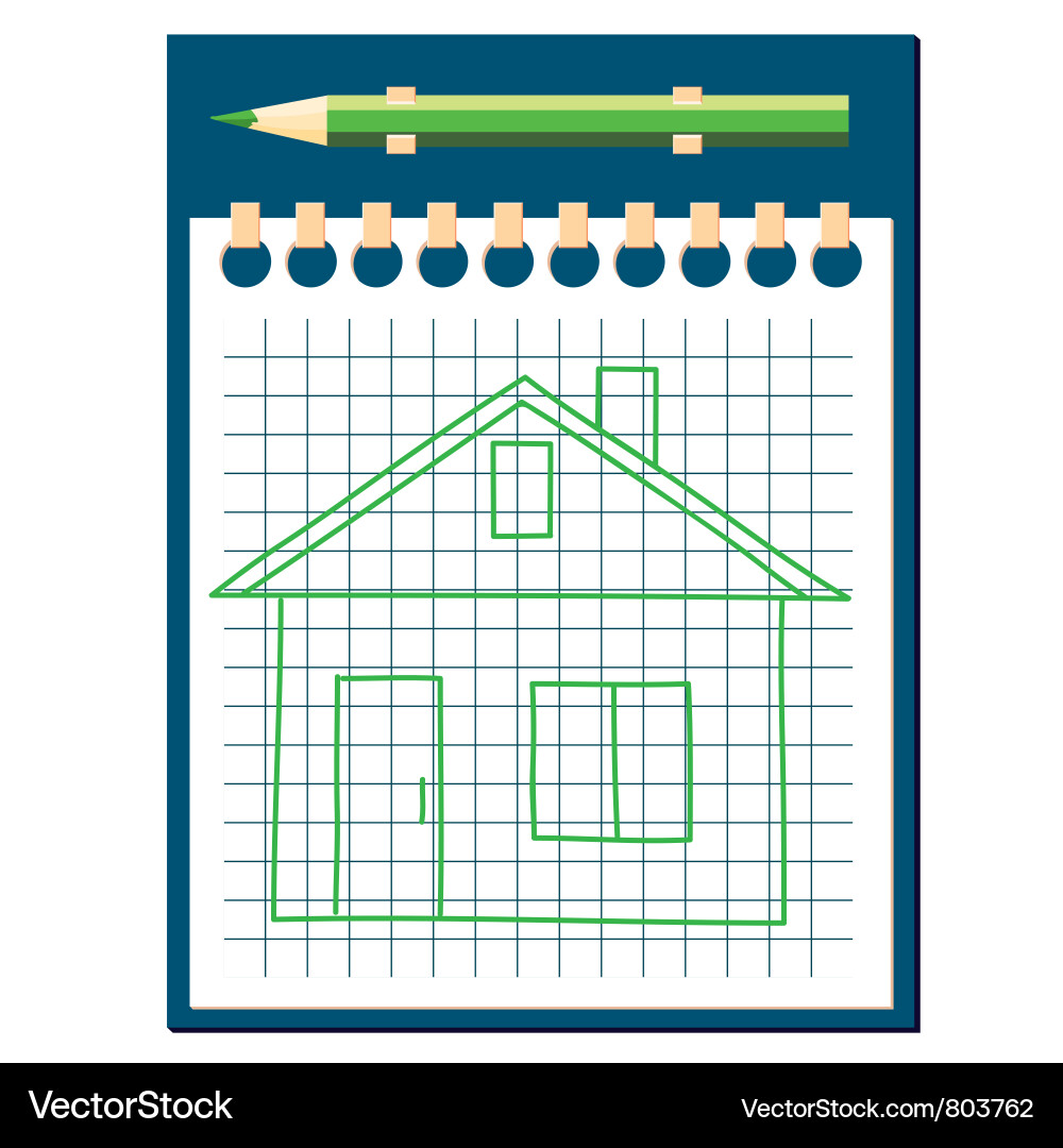Notebook Vector Image