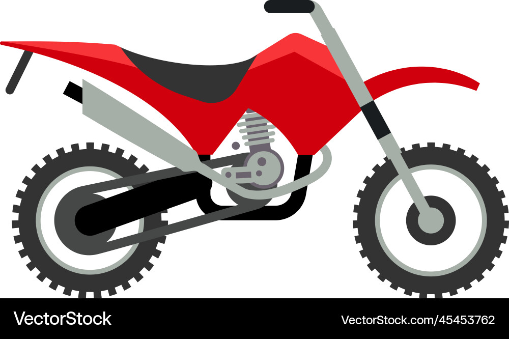 Sport motorbike icon cartoon color motorcycle Sport motorbike icon cartoon color motorcycle vector image