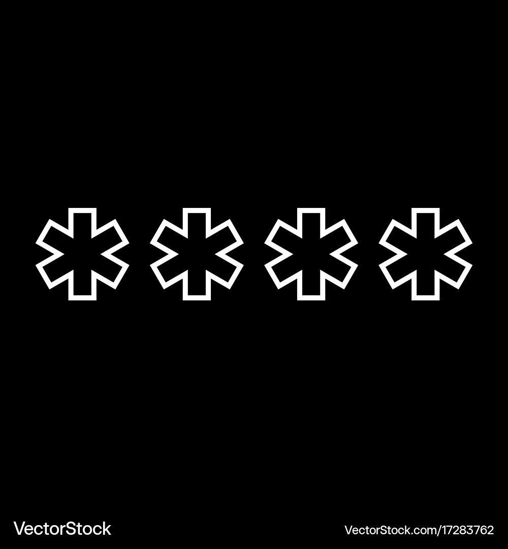 Symbol enter password it is icon Vector Image