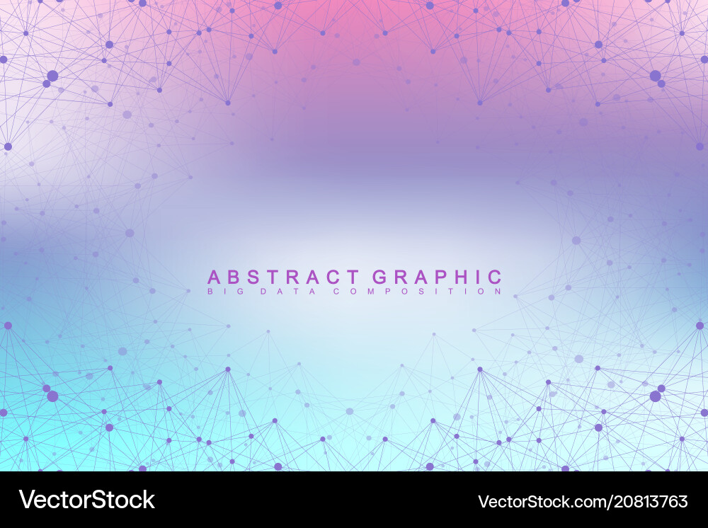 Big data visualization graphic abstract Big data visualization graphic abstract vector image