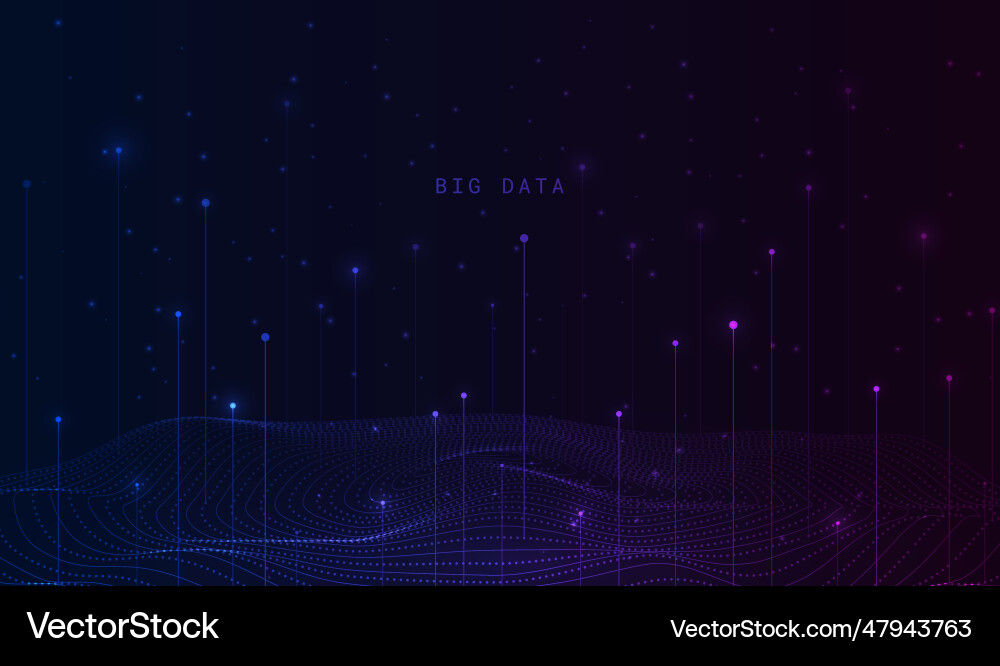 Data Network Background vector image