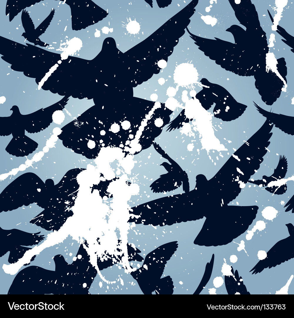 Pigeon Droppings Tile Vector Image