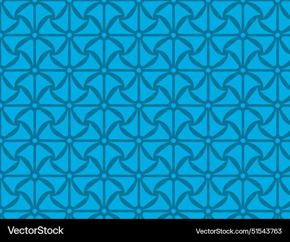 Seamless pattern design with different shapes vector image