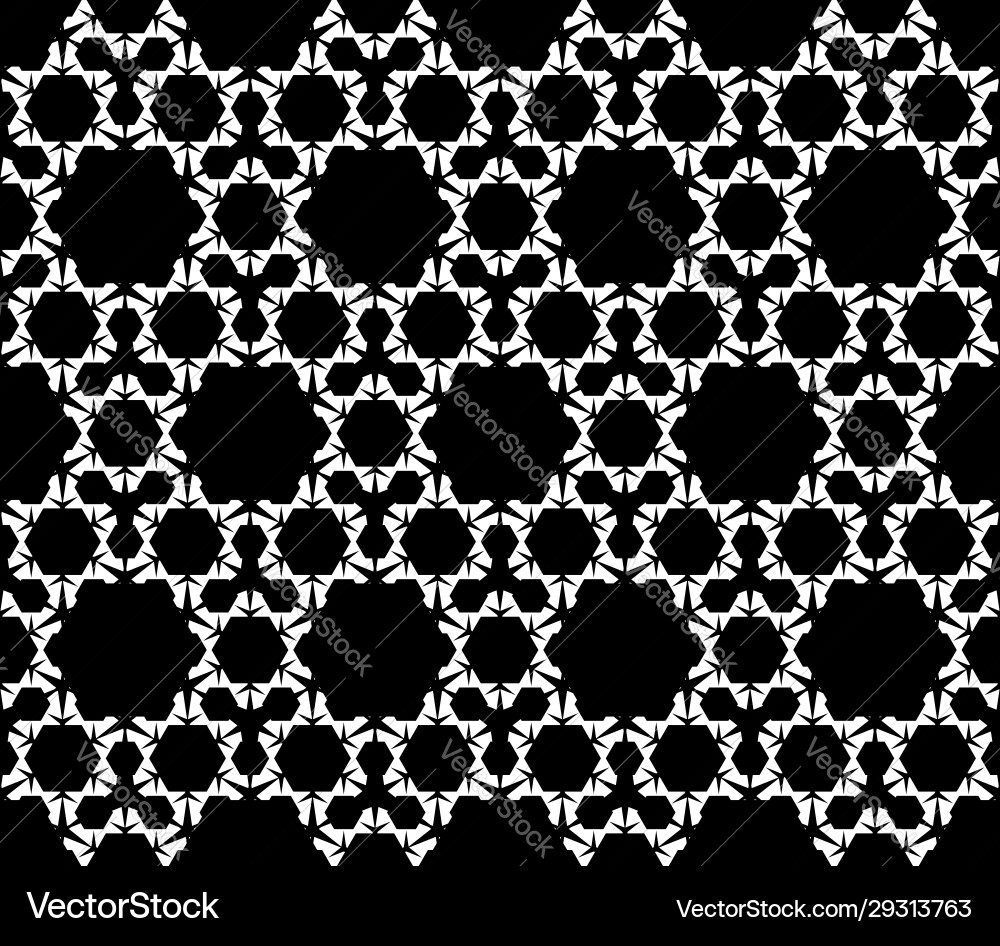 Seamless pattern simple figures hexagons Seamless pattern simple figures hexagons Vector Image