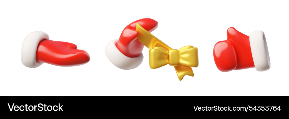 3d Set mit voluminösen roten Milben unterschiedlich 3d Set mit voluminösen roten Milben unterschiedlich vektorbild