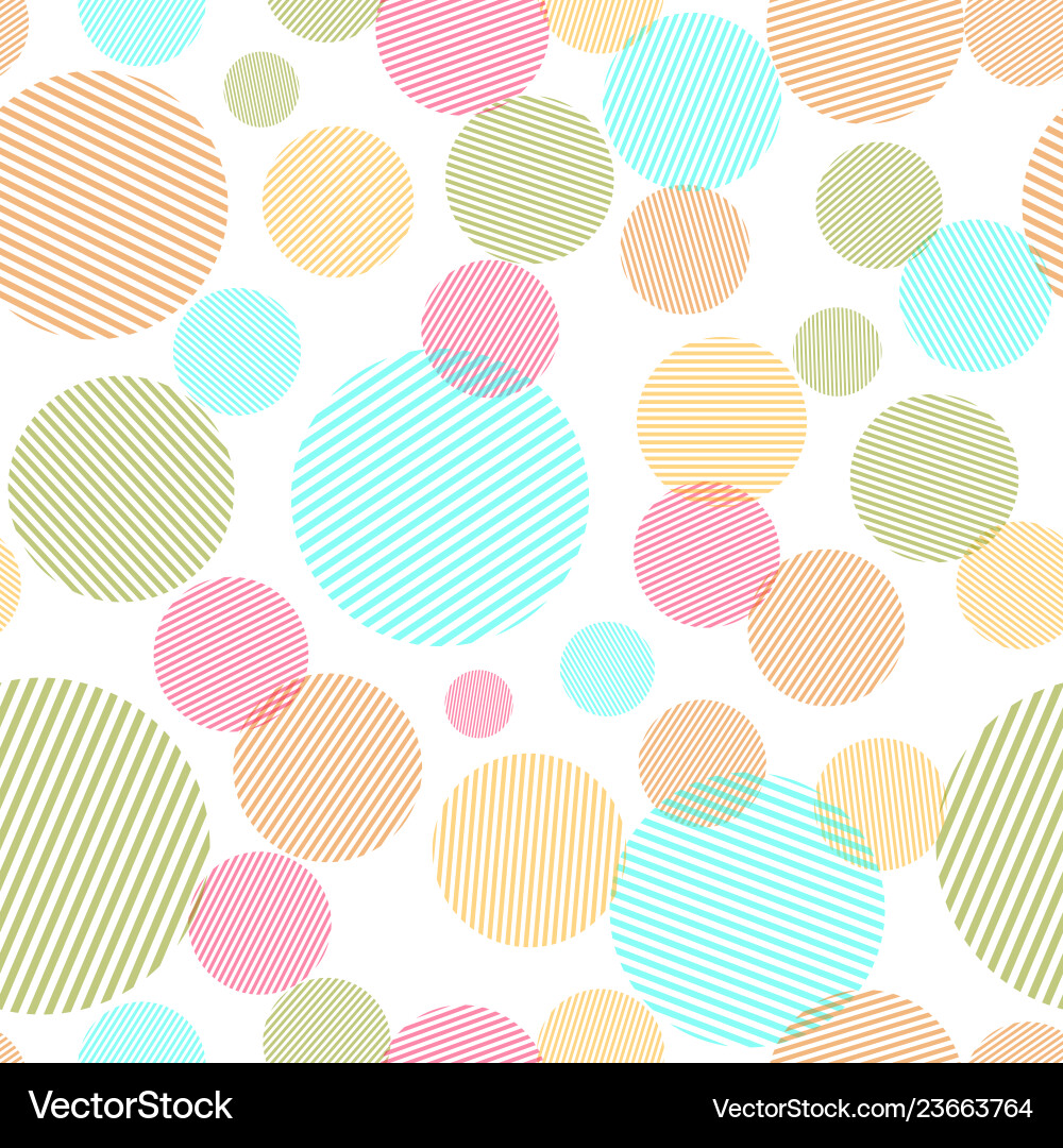 Abstract seamless pattern with colorful circles Abstract seamless pattern with colorful circles vector image