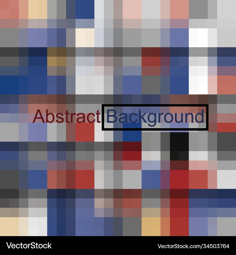 Color pixel background layout for presentation vector image