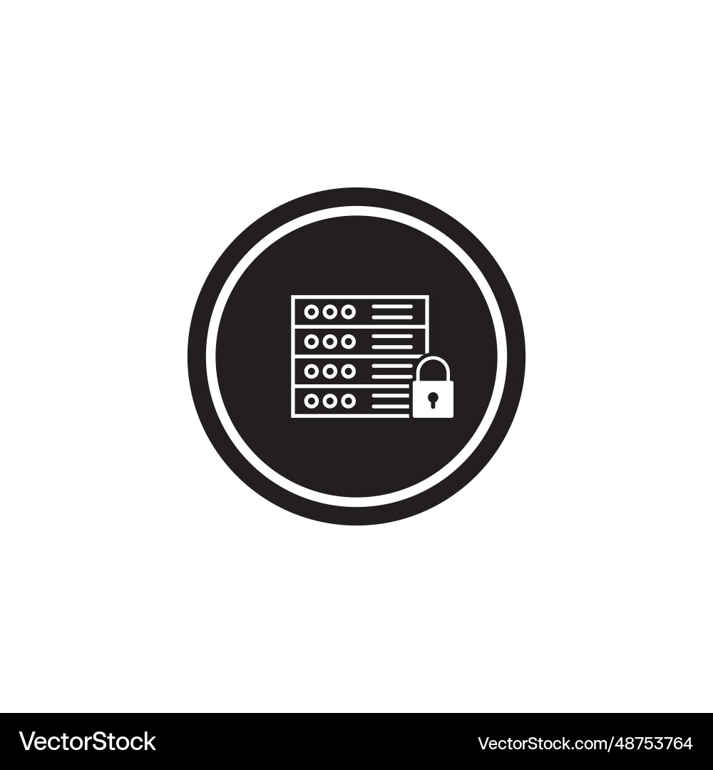 Database icon Database icon vector image