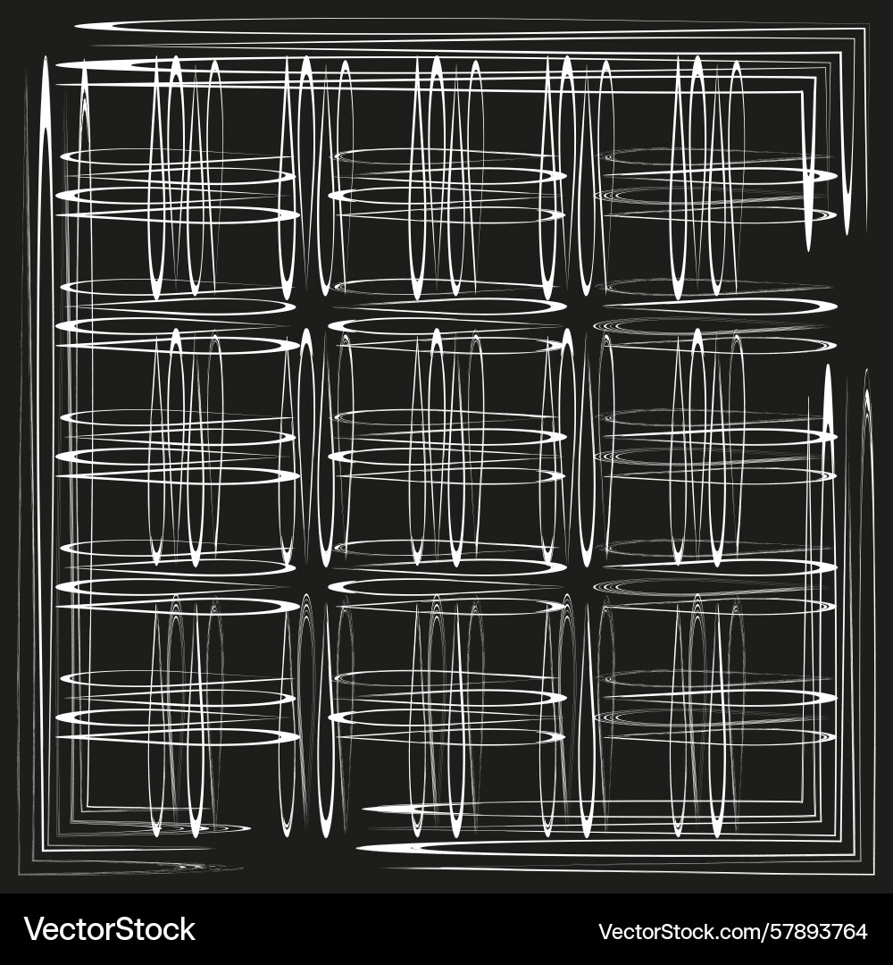 Grid pattern abstract square texture chaotic vector image