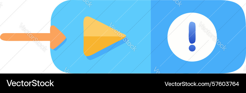 Slider alert icon design generative ai vector image