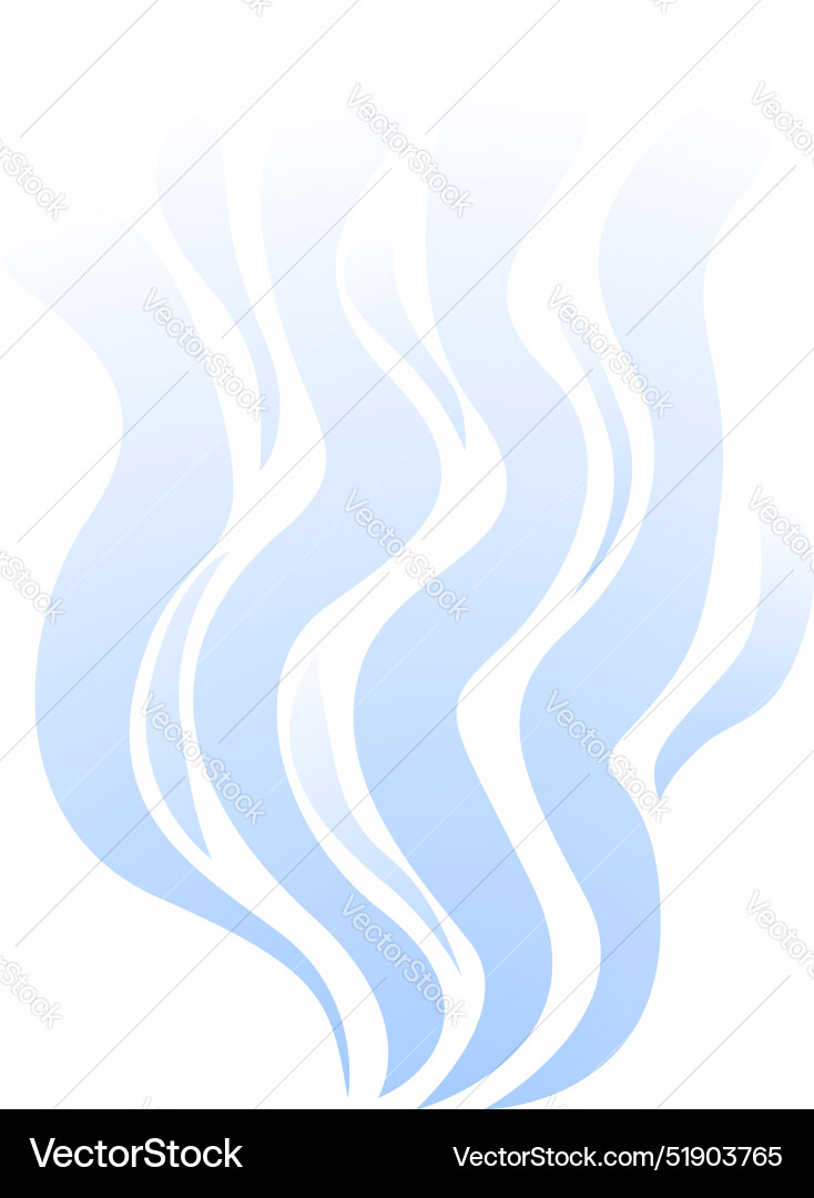 Abstract blue wavy lines forming a dynamic shape Abstract blue wavy lines forming a dynamic shape vector image
