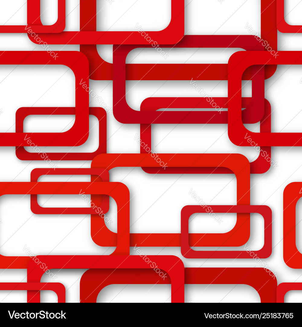 Abstract seamless pattern rectangle frames vector image