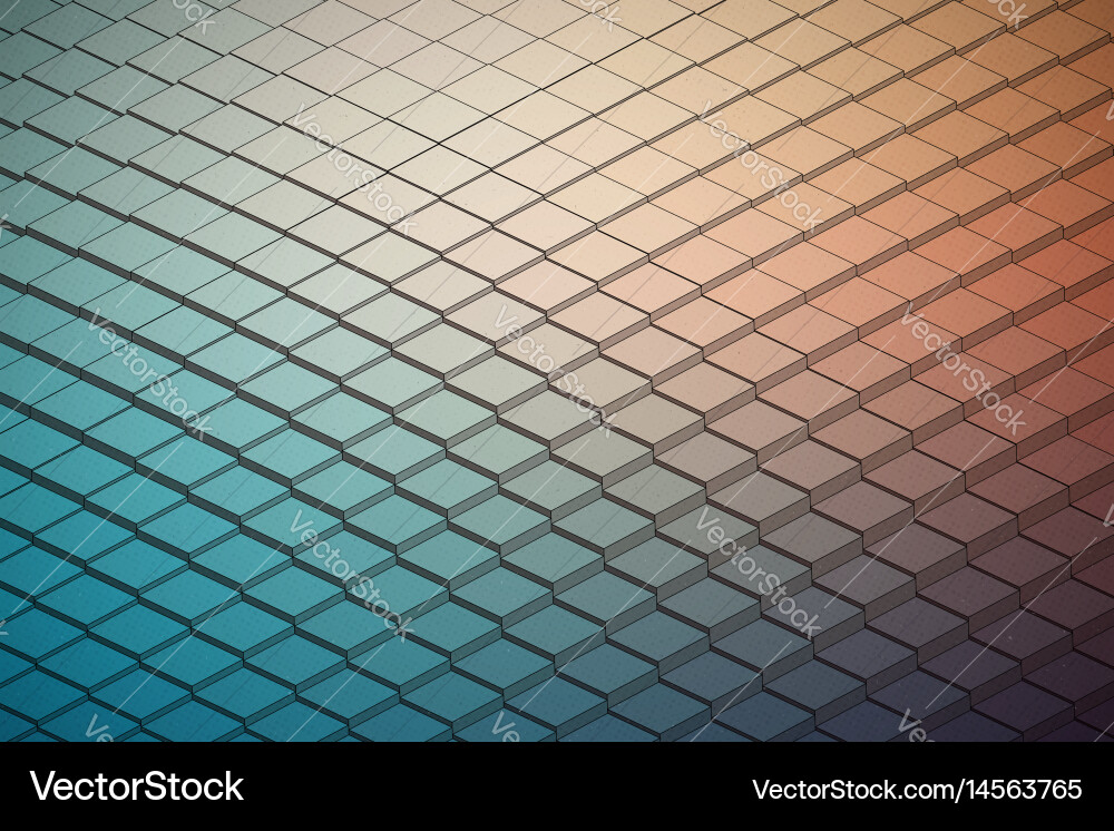 Abstract technological waveform background vector image