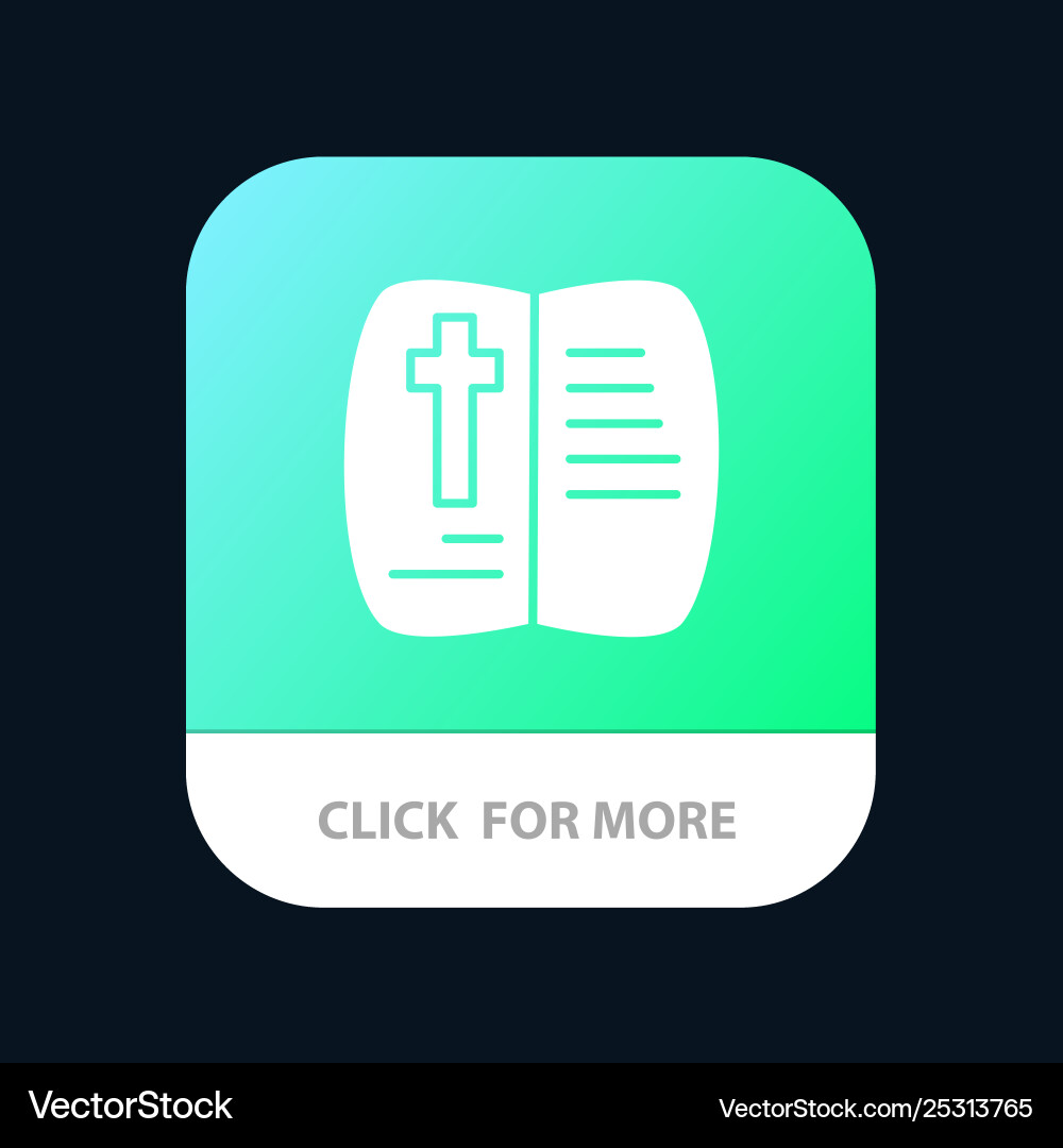 Book open easter nature mobile app button android Book open easter nature mobile app button android vector image