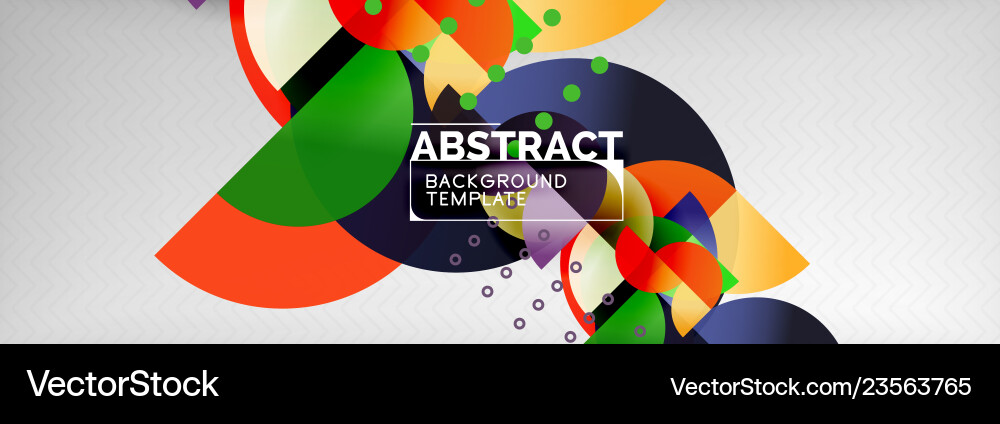 Circle composition abstract background Circle composition abstract background vector image