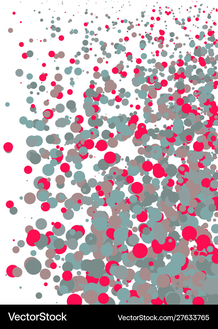 Colorful universe distribution computational vector image