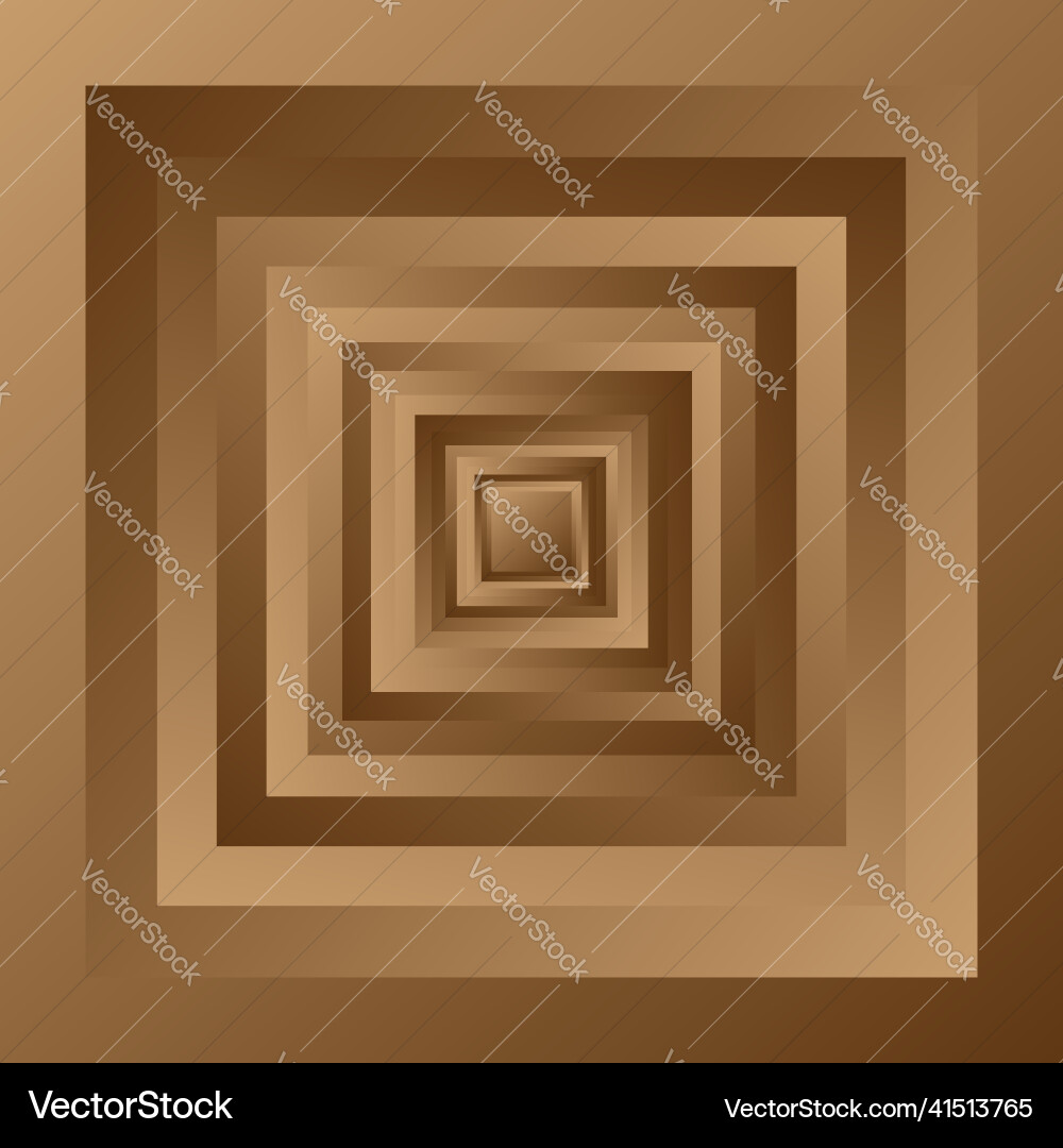 Geometric square design shape with random shaded Vector Image