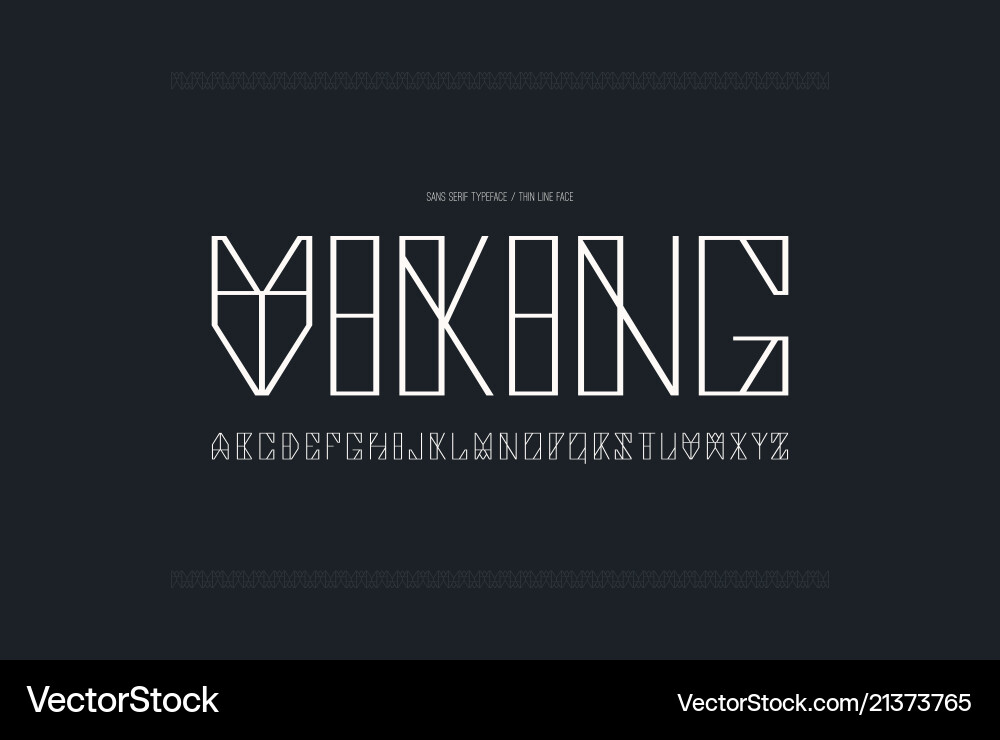 Geometrische sans serif Schriftart im Holzhausstil Geometrische sans serif Schriftart im Holzhausstil vektorbild