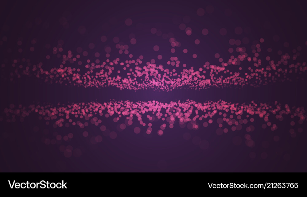 Shimmering Bokeh Lights vector image