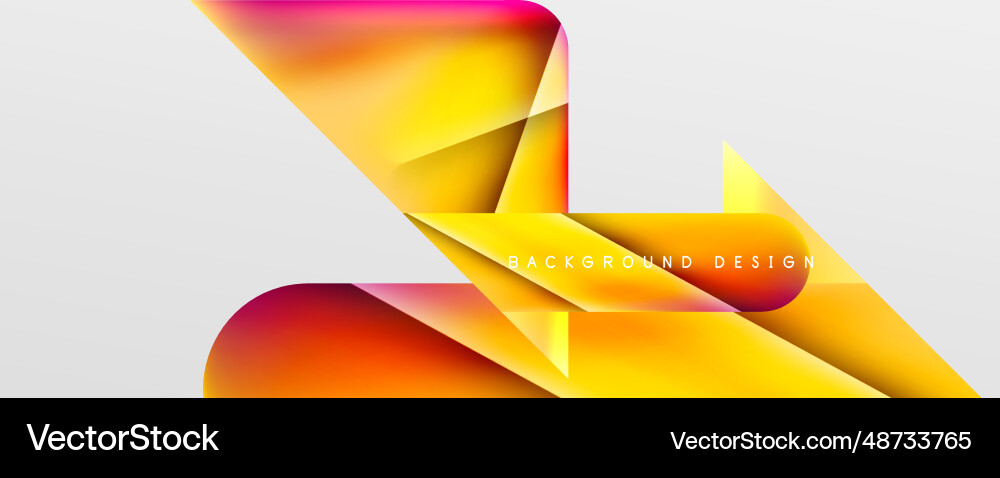 Triangle fluid color gradient abstract background Triangle fluid color gradient abstract background Vector Image
