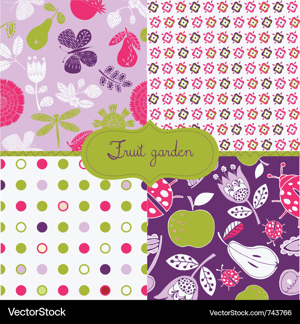 Colorful Pattern Collection Vector Image