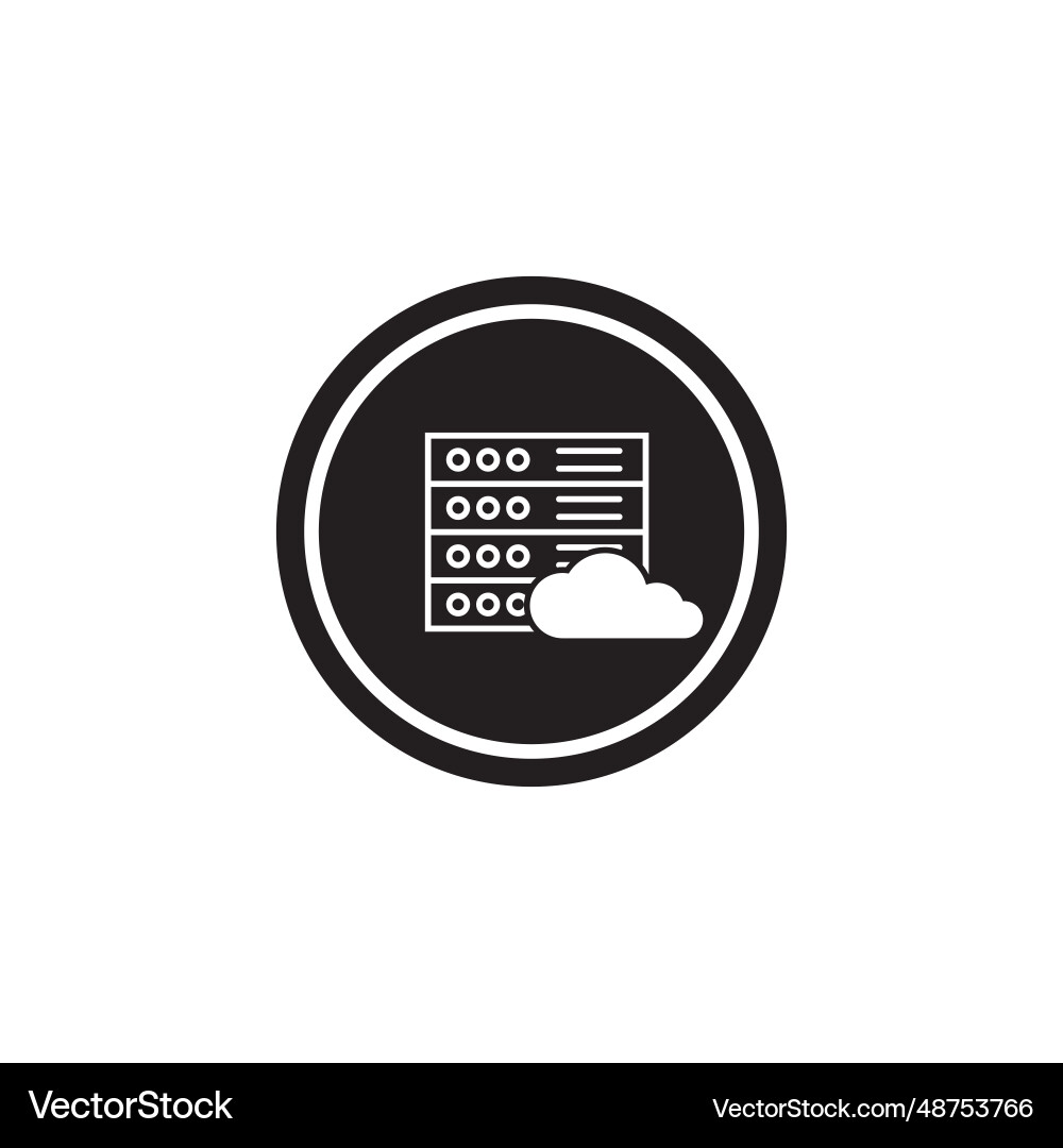 Database icon Database icon vector image