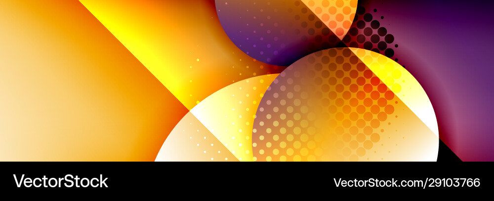 Dynamic trendy geometrical abstract background Vector Image