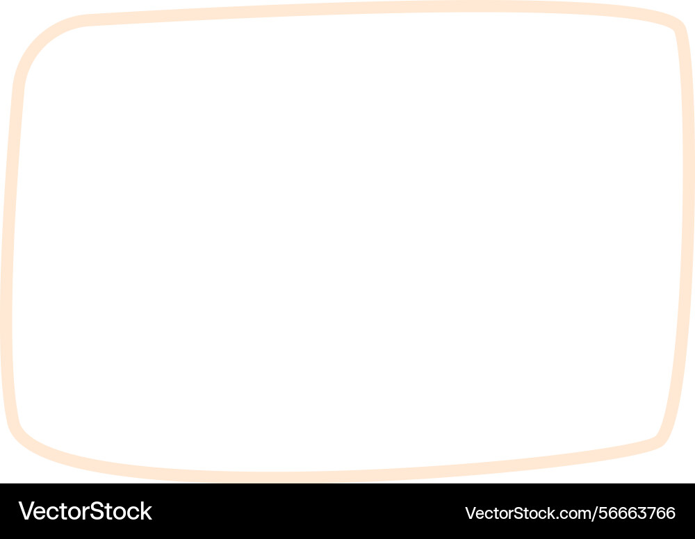 Empty blank frame with copyspace vector image