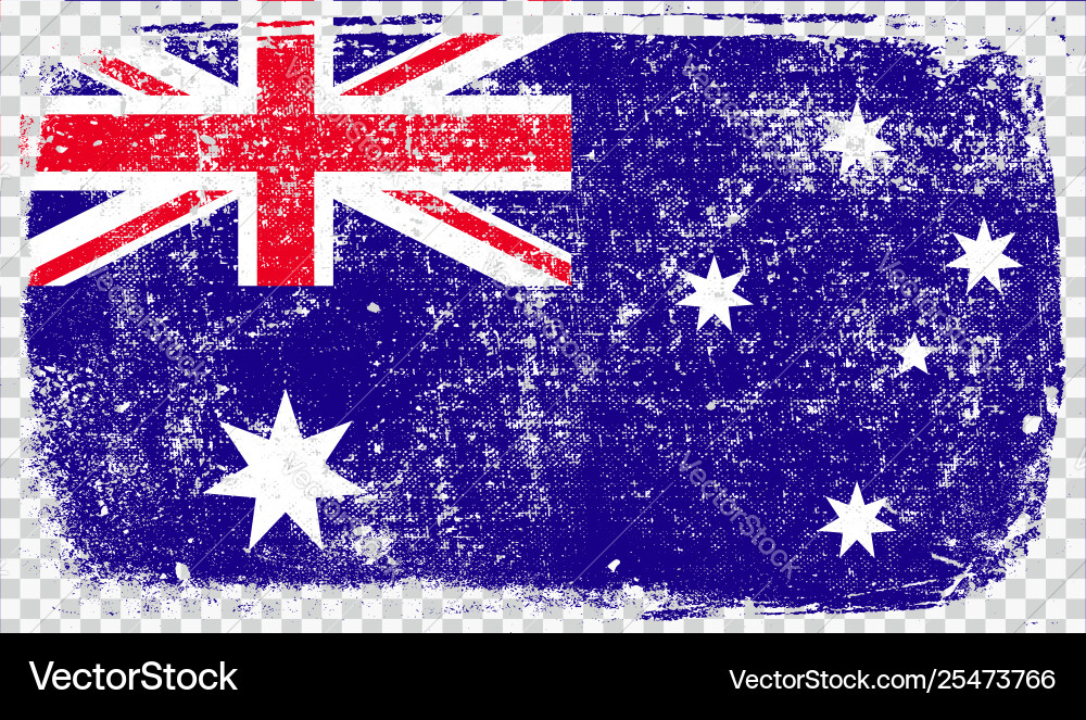 Grounge-styled flag Grounge-styled flag vector image