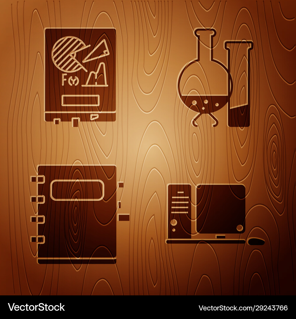 Set computer monitor with keyboard and mouse Set computer monitor with keyboard and mouse vector image