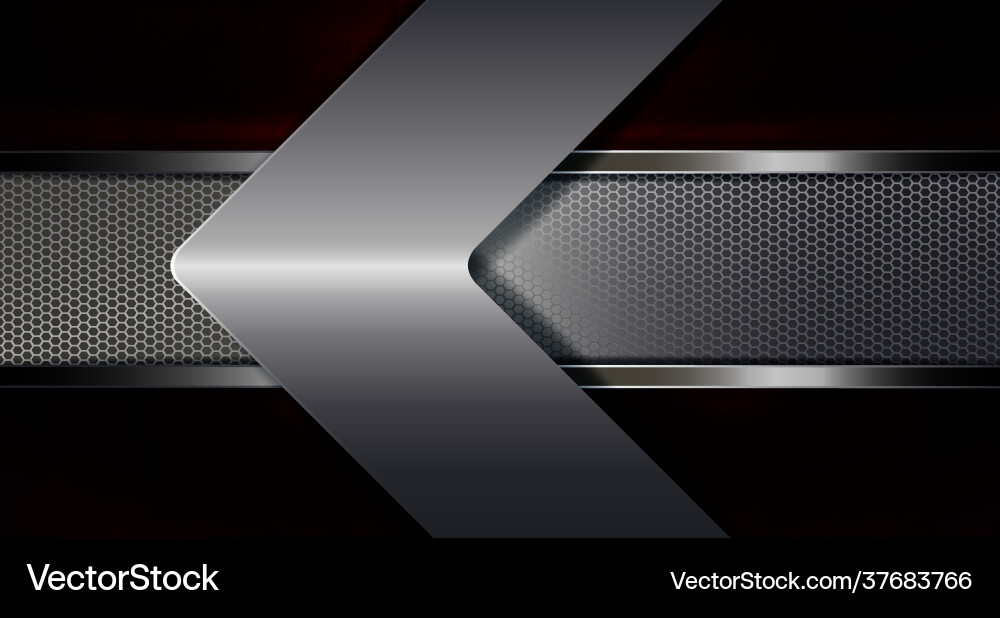 Textured pattern in red arrow and mesh grille Textured pattern in red arrow and mesh grille Vector Image