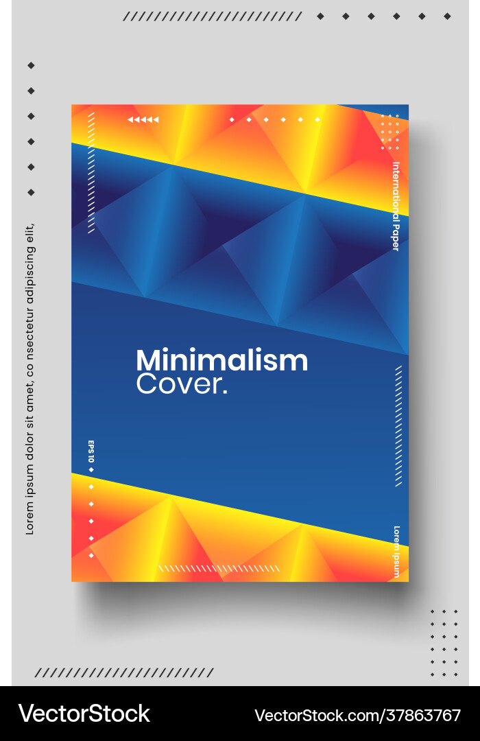 Cover design template set with abstract lines Cover design template set with abstract lines vector image