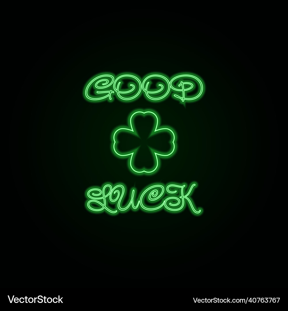 Neon effect object on a dark background Neon effect object on a dark background Vector Image
