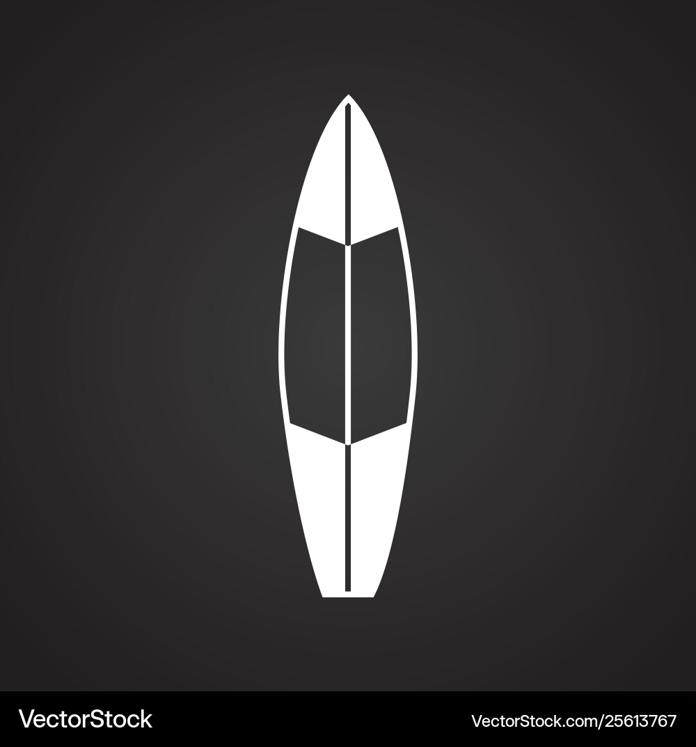 Surfboard icons on background for graphic and web Surfboard icons on background for graphic and web vector image