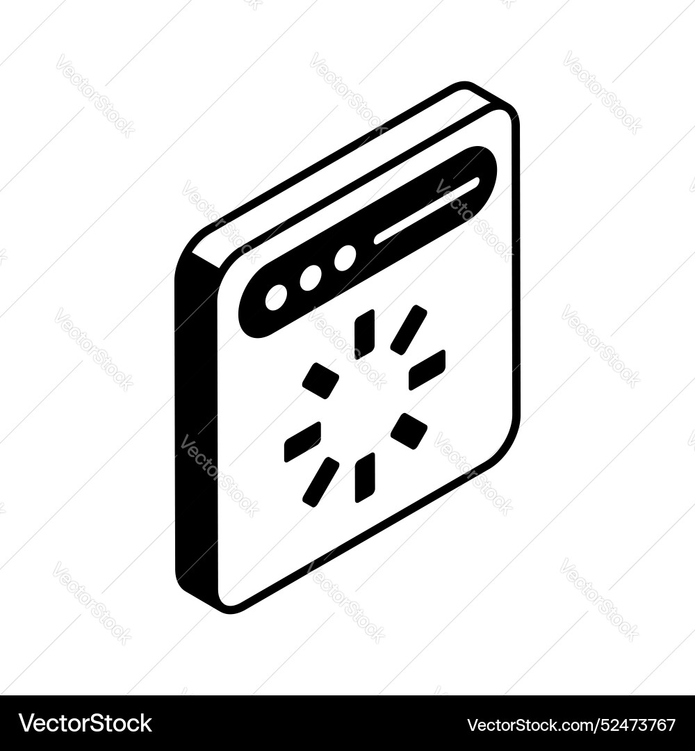Website loading vector image