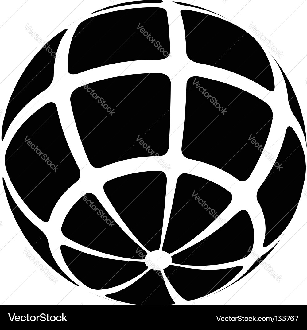 Wireframe Globe vector image