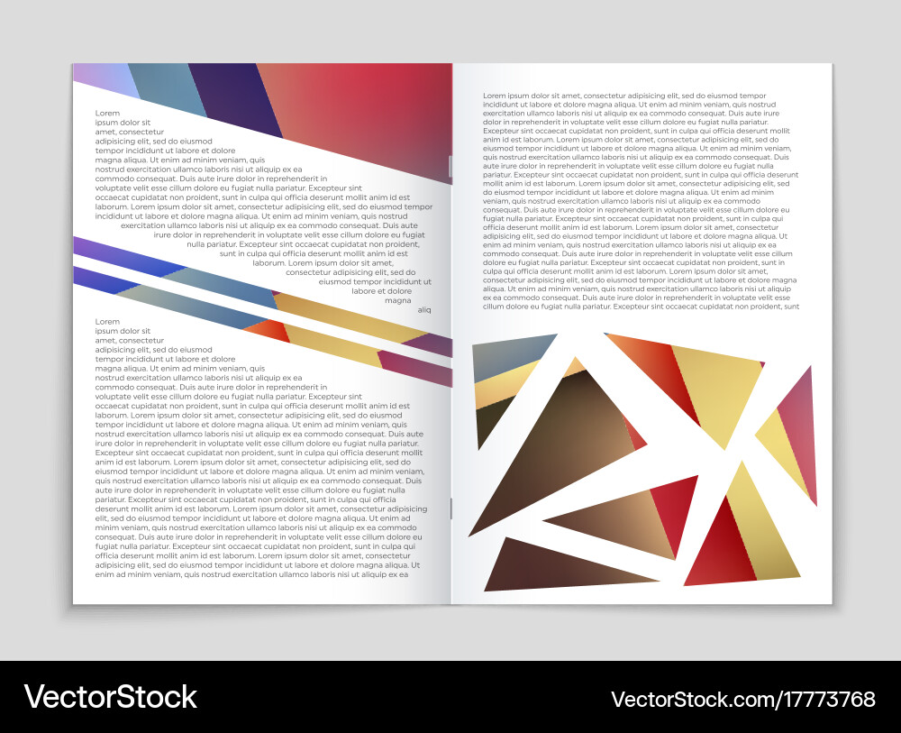Abstract layout background set for art vector image