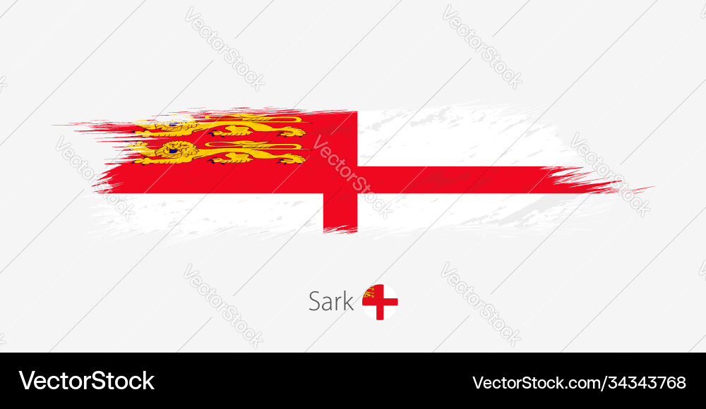 Flagge dunkel grunge abstrakte Pinsel Schlaganfall auf grau Vektorbild