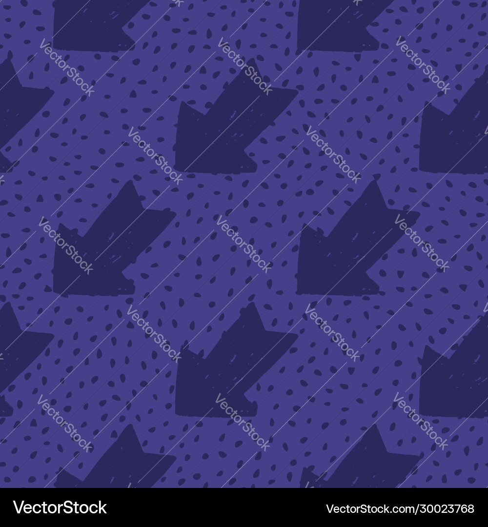 Hand drawn creative arrow seamless pattern Hand drawn creative arrow seamless pattern vector image