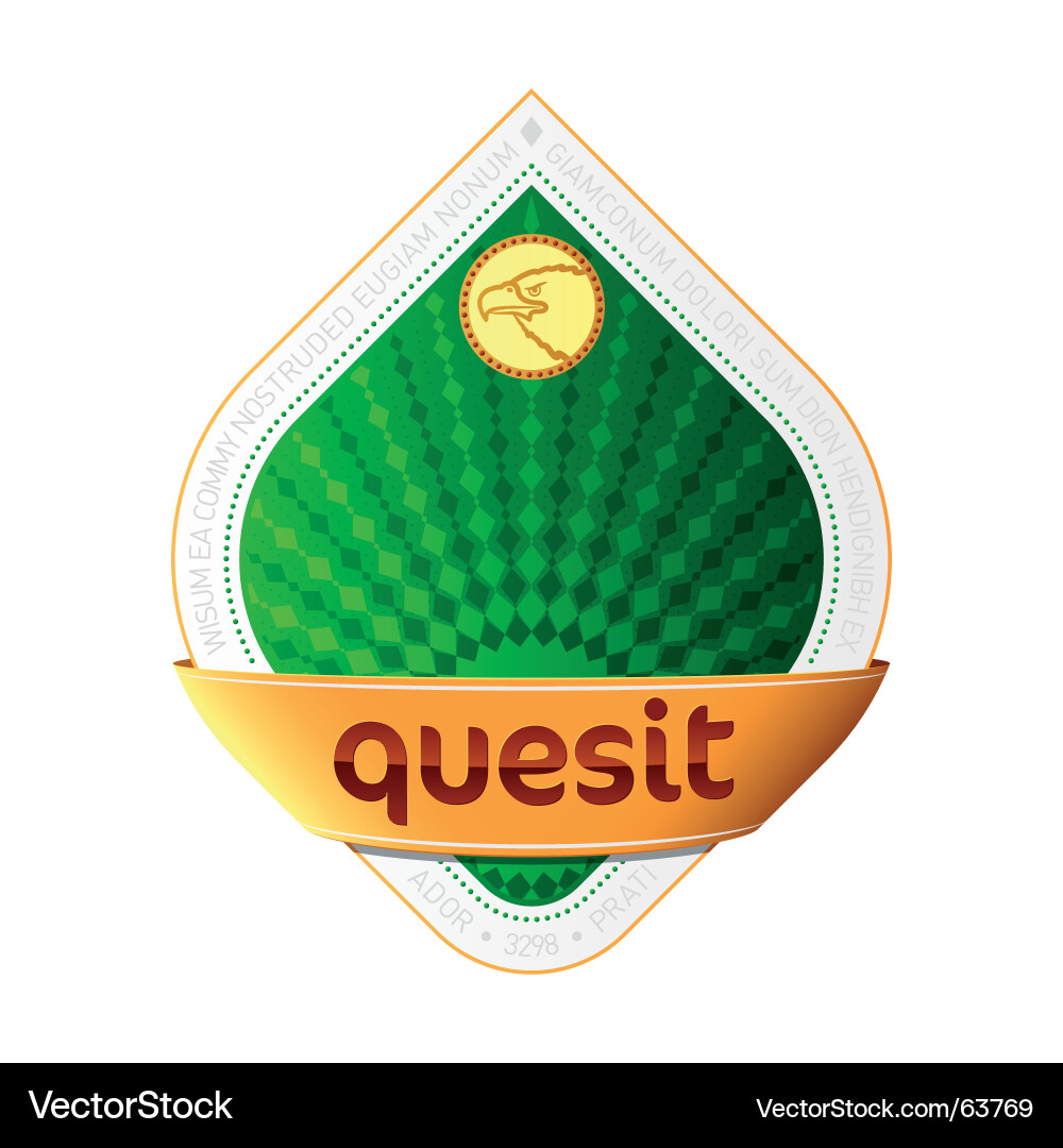 Abstract Emblem Pattern vector image