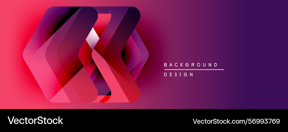 Abstract geometric shapes overlap creating Abstract geometric shapes overlap creating vector image