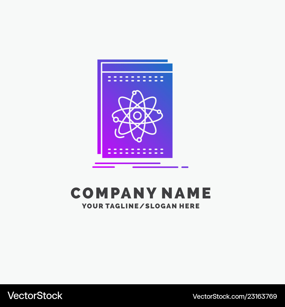 Api application developer platform science purple vector image
