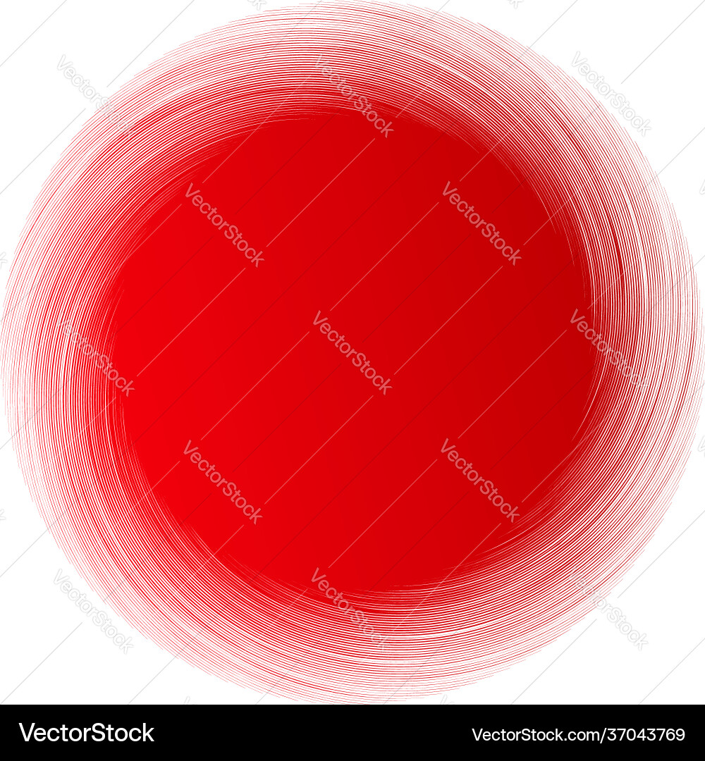 Cyclical circle helix volute element concentric Vector Image